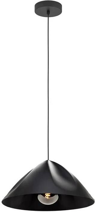 EGLO Hanglamp PODERE Hanglamp metaal in zwart hanglamp met E27 fitting Ø 42 5 cm (1 stuk)