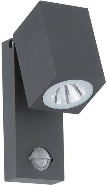 Eglo Sakeda Buitenverlichting IP44 Wandlamp Sensor Antraciet