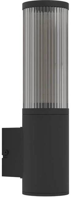 EGLO Salle Wandlamp Buiten E27 31 cm Smoke Zwart