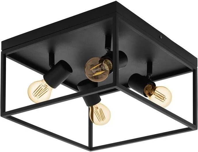 EGLO  Silentina Plafondlamp - E27 - 36 cm - Zwart