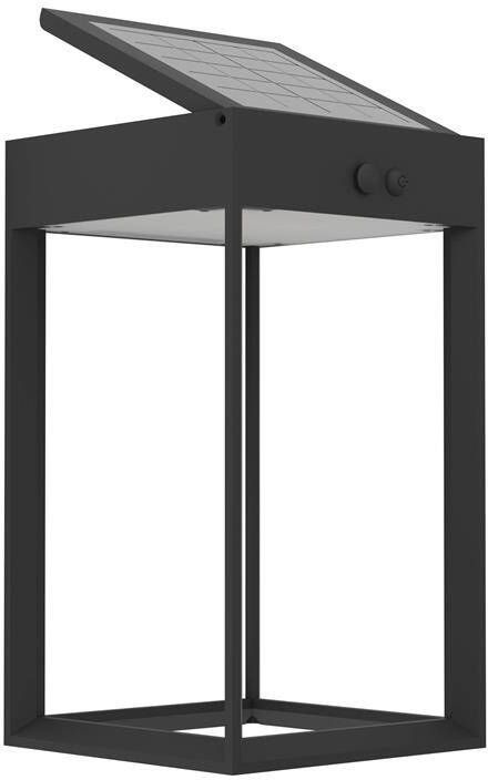 EGLO Suzzara Solar Wandlamp Buiten LED 25 cm Zwart