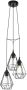 Eglo Vintage Tarbes Hanglamp Draadlamp 3 Lichts Ø310mm. Zwart - Thumbnail 1