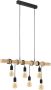 EGLO Hanglamp TOWNSHEND Hängelampe Pendelleuchte Holz Stahl Retro Industrial Vintage hanglamp in industriële stijl retro hanglamp (1 stuk) - Thumbnail 2