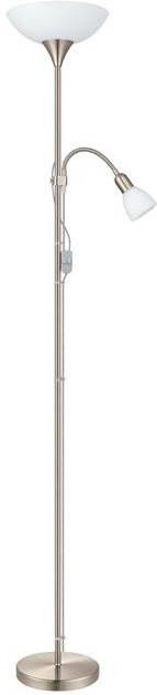 EGLO Up 2 Vloerlamp E27 E14 176 5 cm Grijs Wit