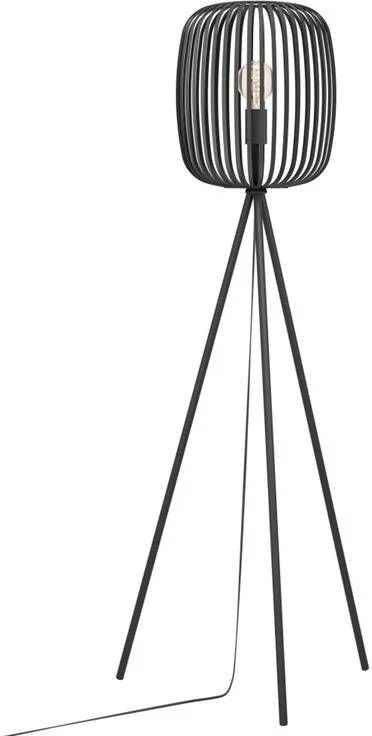 EGLO Romazzina Vloerlamp E27 metaal driepoot 140 cm Zwart