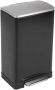EKO E-Cube Prullenbak Pedaalemmer 40 Liter Zwart Anti-slip Soft-close Fingerprintproof - Thumbnail 2