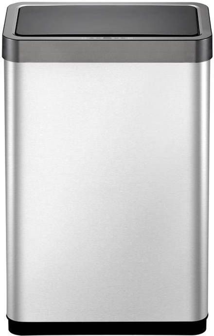 EKO Mirage X Sensor 47L Zilvermat RVS Afvalbak Fingerprintproof Soft-close - Foto 2