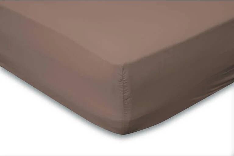 Elegance Hoeslaken Katoen Perkal 35cm Hoekhoogte oud roze