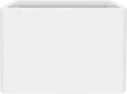 Elho Pure Soft Brick Divider 80 Plantenbak voor Binnen & Buiten Ø 79.0 x H 59.0 cm Wit Wit - Foto 2