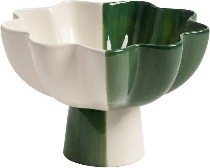 &k amsterdam Sun Schaal Ø 20 cm Wit Groen