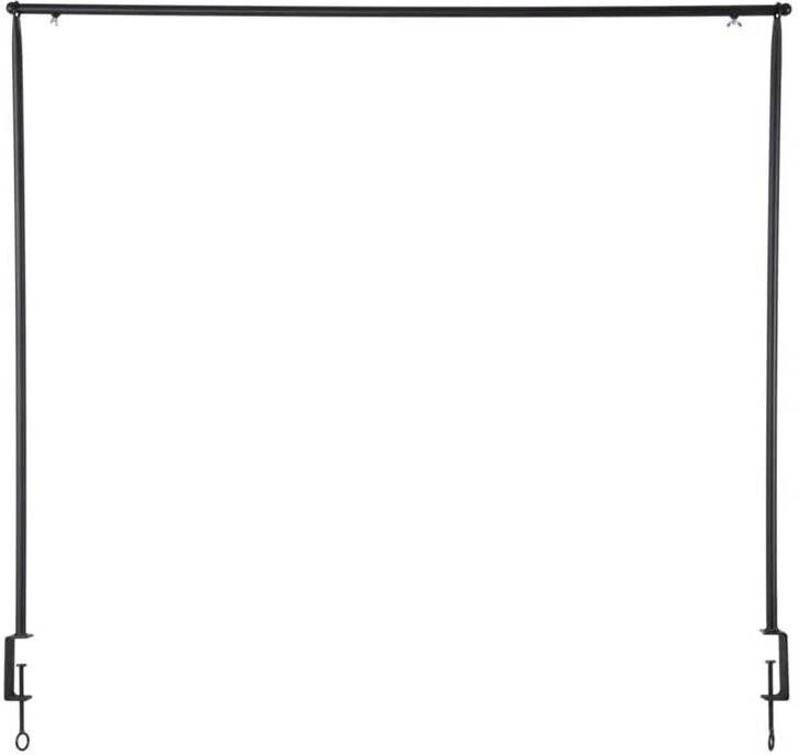 Esschert Design Tafeldecoratieklem zwart hoogte 110cm breedte verstelbaar van 117 210cm