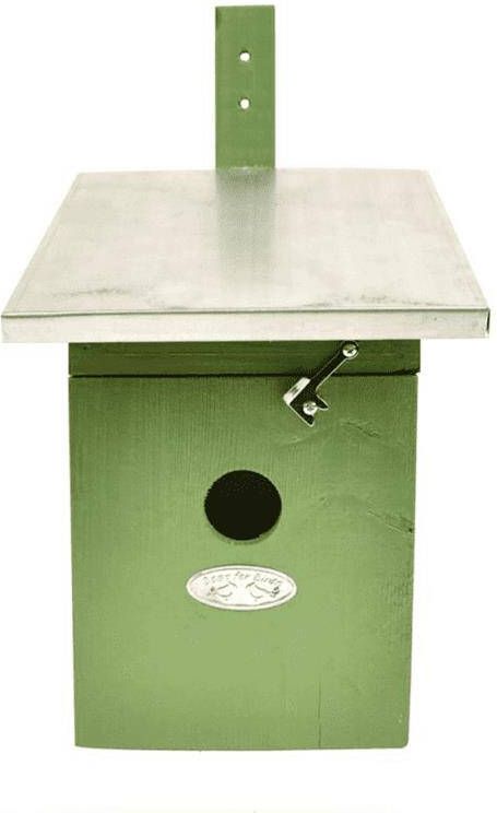 Best for birds Nestkast Koolmees Groen 22x17 5x33 cm ∅32 mm