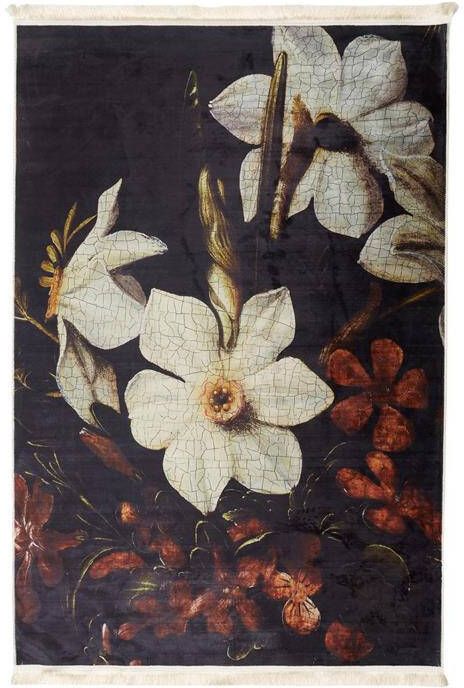 Essenza Daffodils Reunited Vloerkleed 120 x 180 cm Zwart