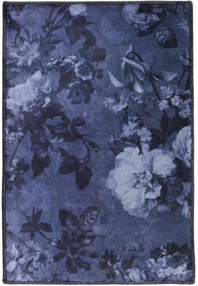 Essenza Flora Vloerkleed Nightblue 60 x 90 cm