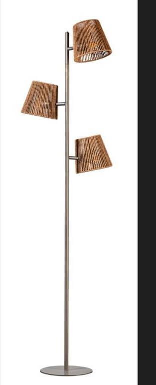 ETH Daan Vloerlamp 3xE27 Anodic Brown