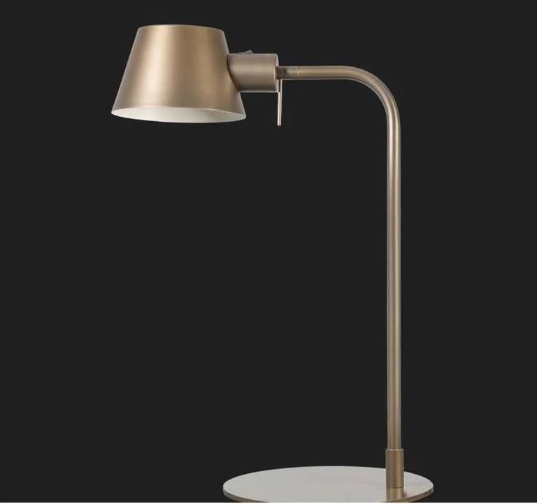 ETH verlichting | ETH Dex Tafellamp 1x E27 Gold brown | Woonaccessoires | Tafellamp