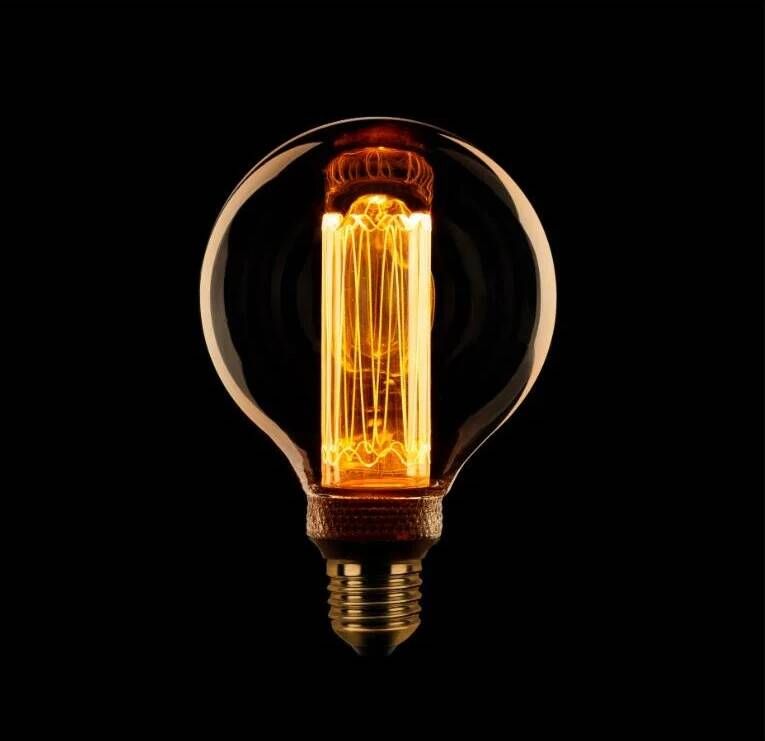 ETH Globe 80mm kooldraad LED 4w E27 240v 1800k 3 stappen dimbaar