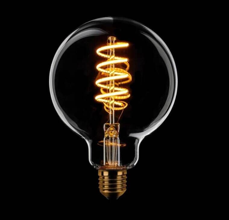 ETH Globe 95mm Filament spiraal LED 4w E27 240v 2200k dimbaar helder