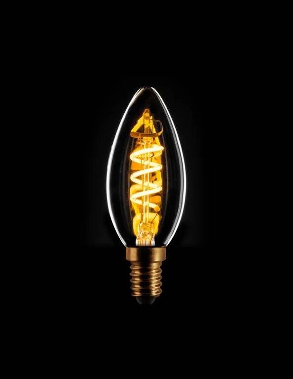 ETH Kaars spiraal filament LED 4w E14 230v 2200k dimbaar helder