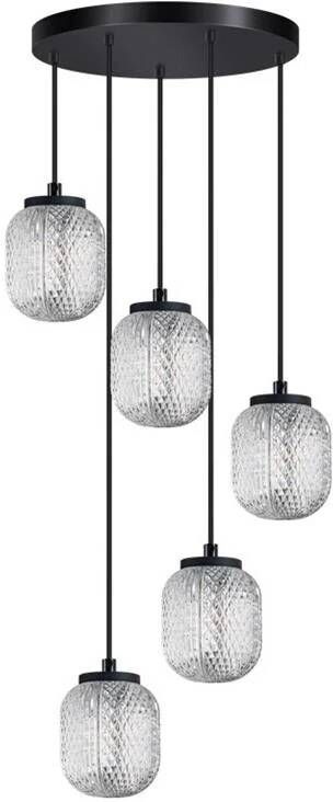 ETH verlichting | ETH Kristel Hanglamp Round 5x G9 | Woonaccessoires | Hanglamp