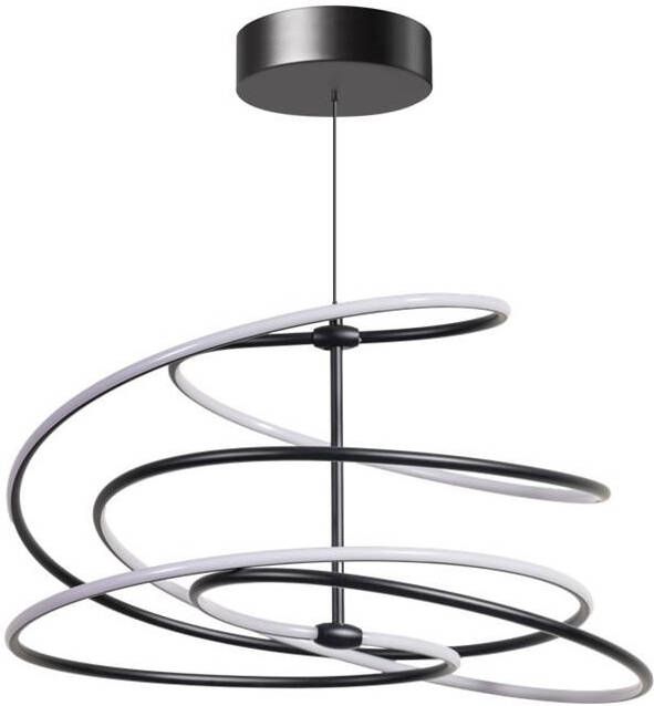 ETH verlichting | ETH Slinger Hanglamp Led 40w 2700k 3 Stap Dimbaar Zwart | Woonaccessoires | Hanglamp