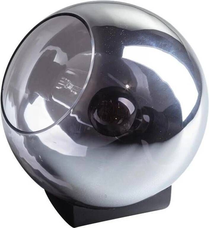 Expo Trading ETH Tafellamp Orb 25cm Smoke Glass Zwart