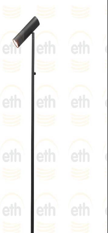 ETH Vloerlamp Nikki Zwart 1x GU10 verstelbaar