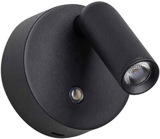 ETH Wispo Wandlamp | Spot dimbaar Draadloos Zwart