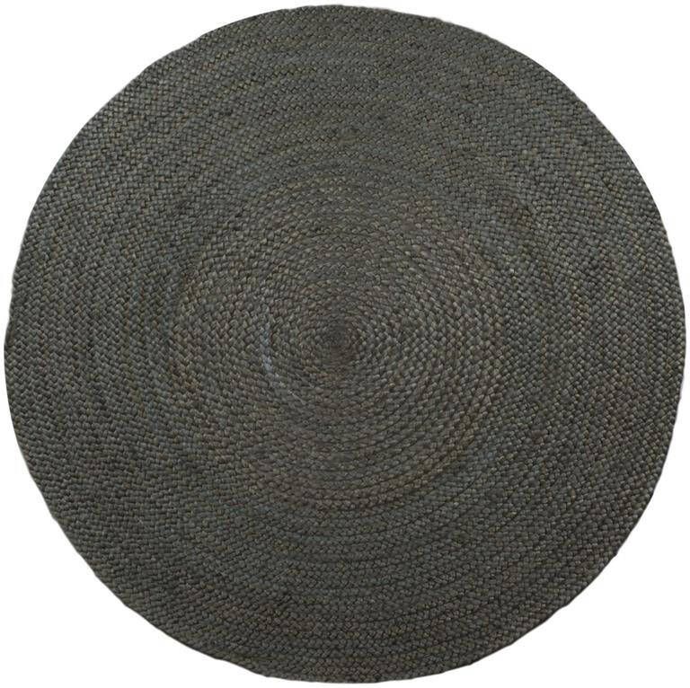 Eva Interior Interieur05 Rond vloerkleed Jute Groen 180 cm (M)