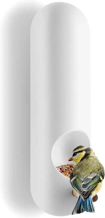 Eva Solo Vogel Voederbuis Voor Muur 33.5 Cm Wit