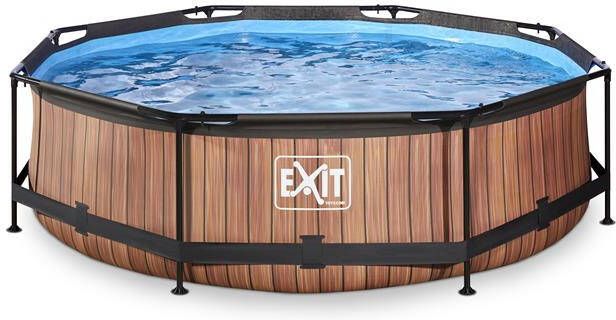 EXIT Wood Zwembad met filterpomp