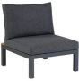 Lounge sofa 'La Vida' Eucalyptus Antraciet aluminium Inclusief kussens Exotan - Thumbnail 2