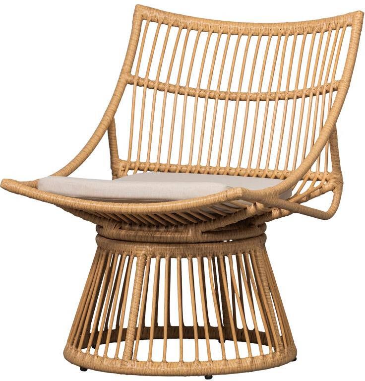 Exotan WOOOD Fauteuil Alatna Wicker Naturel 80x64x53