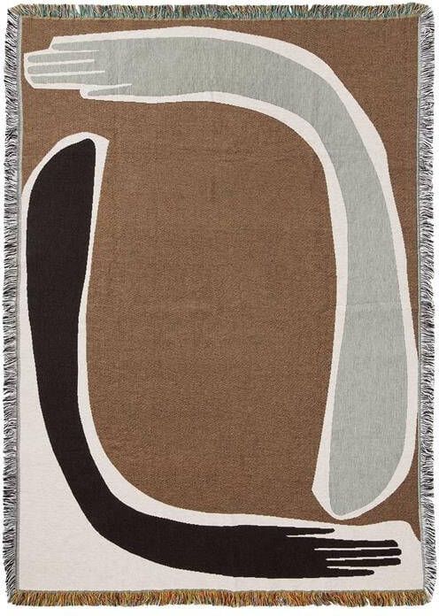 Ferm living Pose Wandkleed Coffee