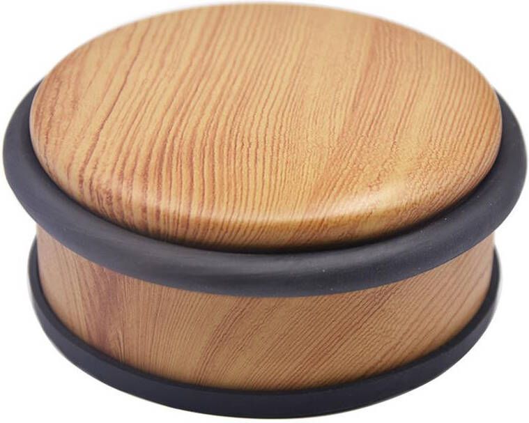 5Five Deurstopper rond houtlook 10 x 4 5 cm Deurstoppers