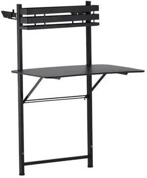Fjôrd Balkontafel Zwart 77x57x120cm Borneo