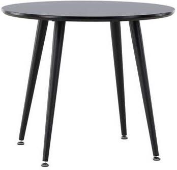 Fjôrd Kindertafel Zwart Ø60cm MDF Plaza