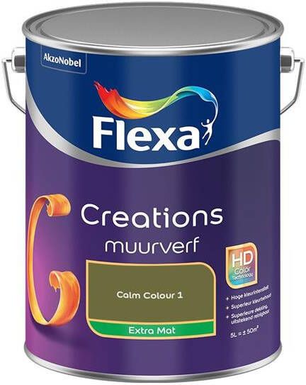 Flexa Creations Muurverf Extra Mat Calm Colour 1 5L
