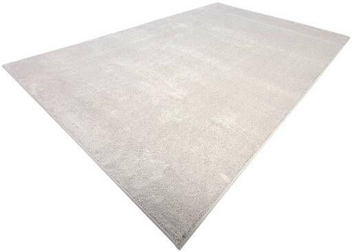 FlyCarpets Ravenna Effen Cream Vloerkleed 17 Mm Poolhoogte 80 X 150 Cm