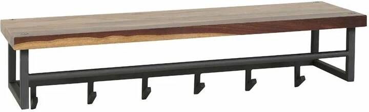 Fraaai Dimitry kapstok met plank en 6 haken