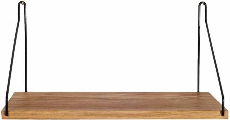 Frama Shelf Natural Wandplank 40x20 Staal Zwart