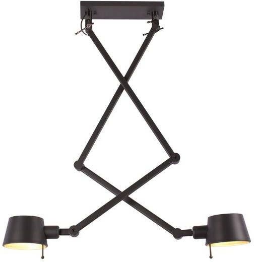 Freelight Hanglamp Sovrano Zwart 2 Lichts E27