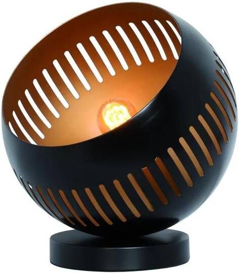Freelight Tafellamp Globo Zwart Goud Ø 24cm E27