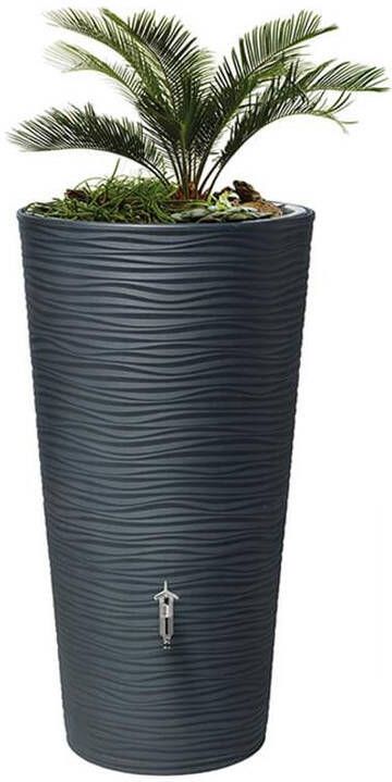 Meuwissen Agro 2in1 Ton Nature 210 Liter Grafietgrijs Dia. 58 (max) X H.110 Cm D