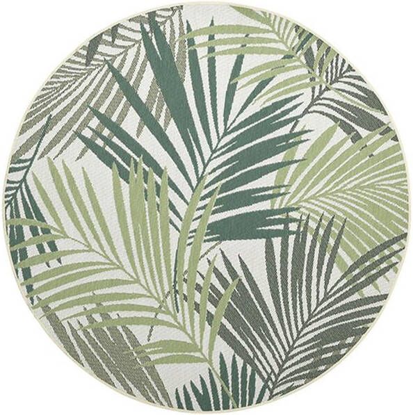 Garden Impressions Buitenkleed Naturalis palm leaf Ø160 cm