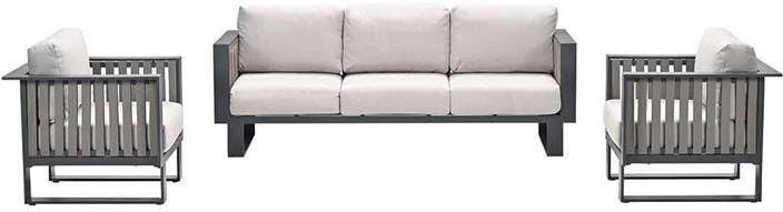 Garden Impressions Gabon loungeset 3-delig taupe