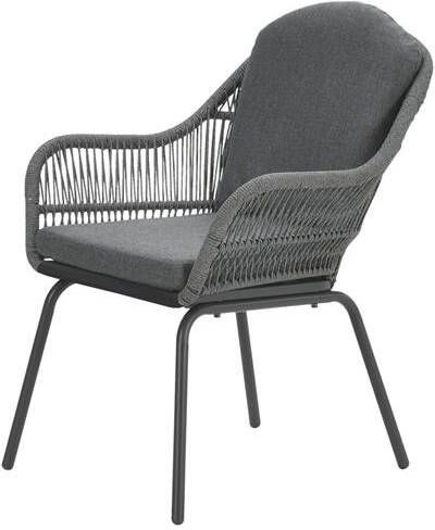 Outdoor Services Garden Impressions Triton Diningstoel -Carbon Black Mystic Grey - Foto 2