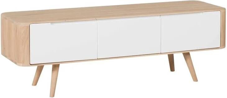 Gazzda Ena dressoir tv-meubel 135x42 whitewash