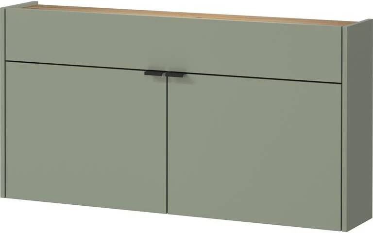 GERMANIA Hangend kastje Ameca schoenenkast met soft-close sluiting voor maximaal 12 paar schoenen 100 x 22 x 57 cm