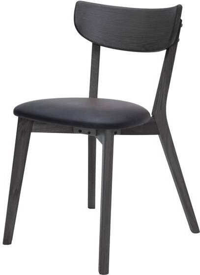 Giga Meubel Giga Living Eetkamerstoel Zwart Eikenhout Zithoogte 48 5cm Pero